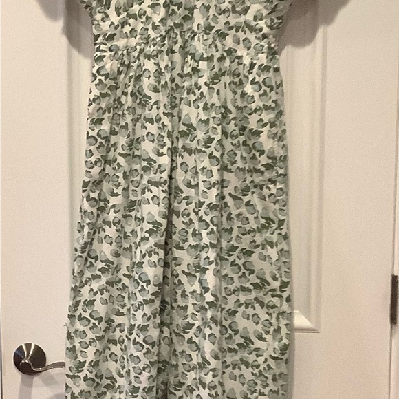 Crown & Ivy X Society Social Dresses & Skirts - Crown & Ivy x Society Dress Cabana Off White and Green Maxi 100% Cotton NEW
